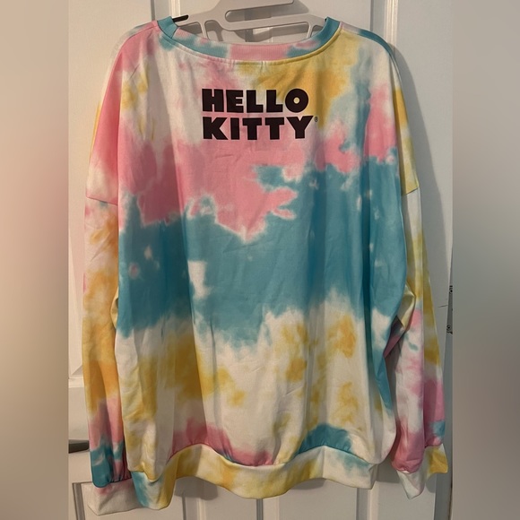 New Hello Kitty for Tie Dye Sweatshirt 4XL - Picture 7 of 9